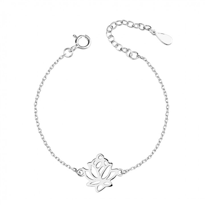 B140L BRANSOLETKA kwiat lotosu