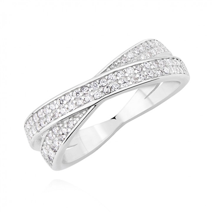 P083L PIERŚCIONEK z cyrkoniami