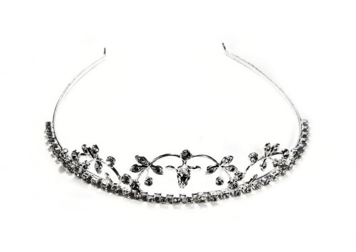 H027S DIADEM opaska z kryształami