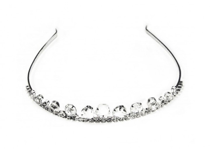 H028S DIADEM opaska z kryształami