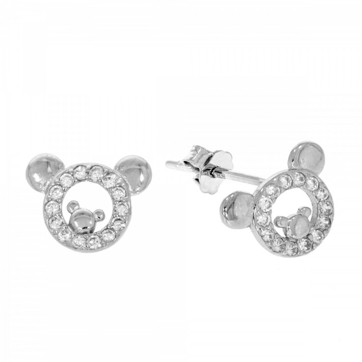 K604T KOLCZYKI głowy misia