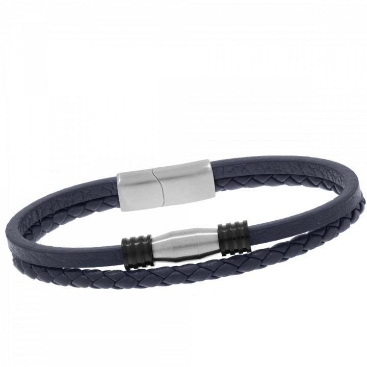 B436T BRANSOLETKA MĘSKA  niebieska