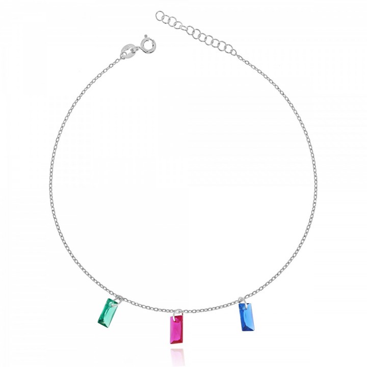 B449T BRANSOLETKA NA NOGĘ multikolor