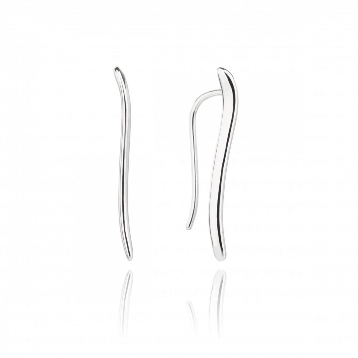 U033T NAUSZNICE falowana linia